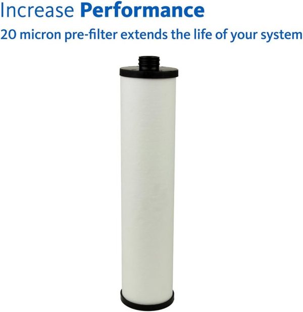 Aquasana Replacement Filter Cartridges for 3-Stage Max Flow Claryum Under Sink Water Filtration System - Filters 99% Of Chlorine - 3 Count - AQ-5300+R - Image 3